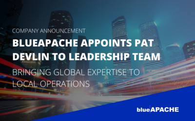 blueAPACHE appoints Pat Devlin to leadership team, bringing global expertise to local operations